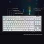 Teclado Mecânico Gamer Sem Fio Logitech G915 TKL RGB LIGHTSYNC, USB ou Bluetooth, Ultrafino, Switch GL Tactile, Branco - 920-009660