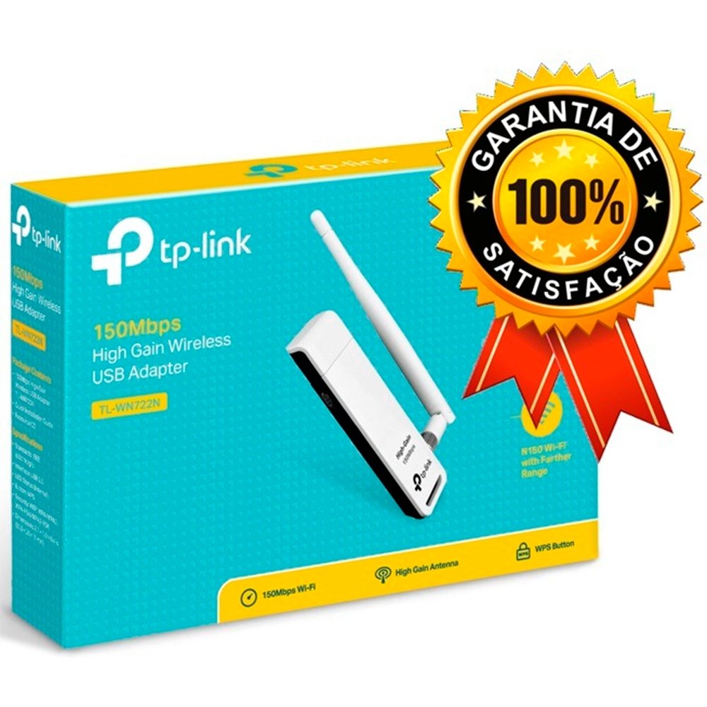 Adaptador Wireless TP-Link USB 150Mbps - TL-WN722N - view 3