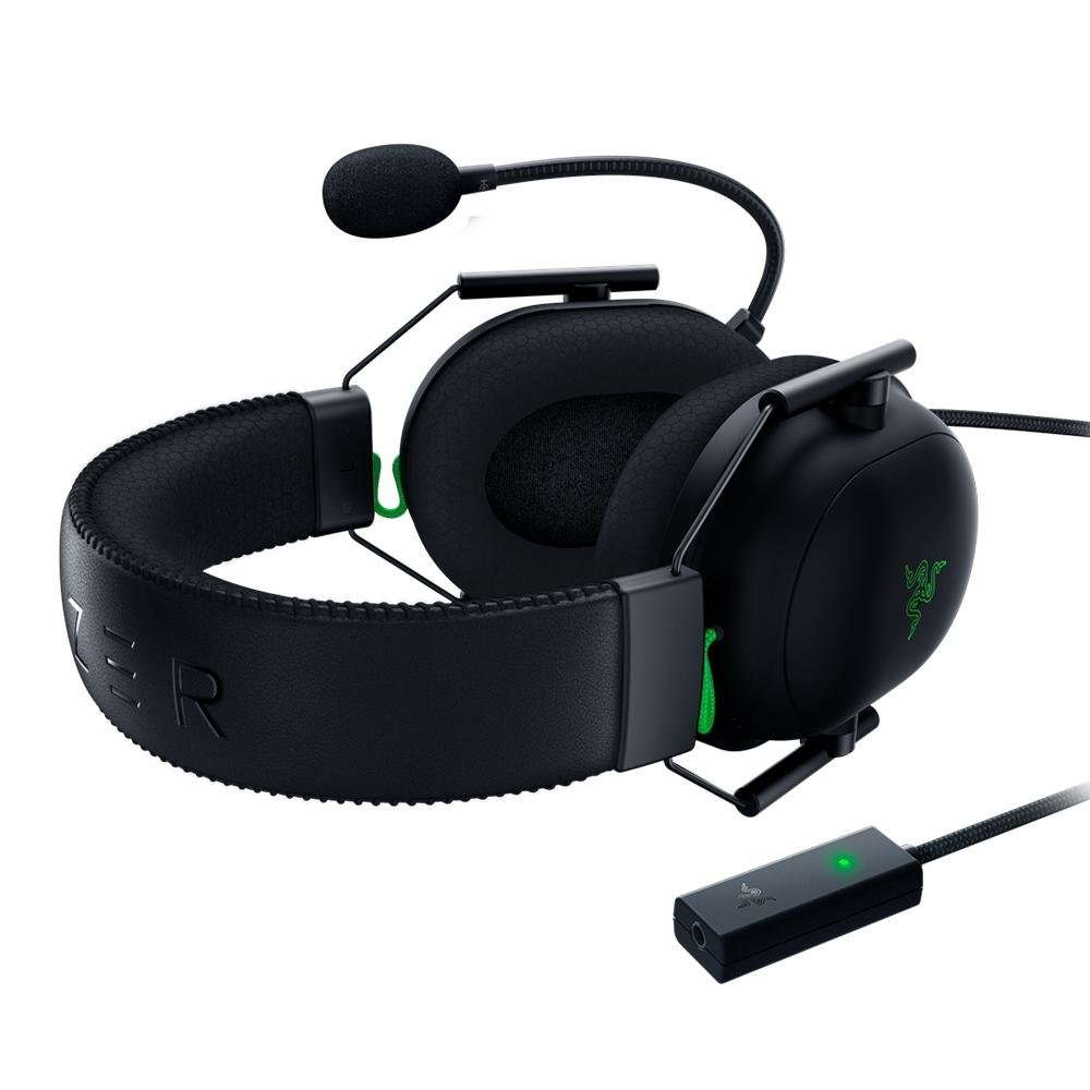 Headset Gamer Razer BlackShark V2, Som Surround 7.1, Drivers 50mm, com Placa de Som USB  - RZ04-03230100-R3U1