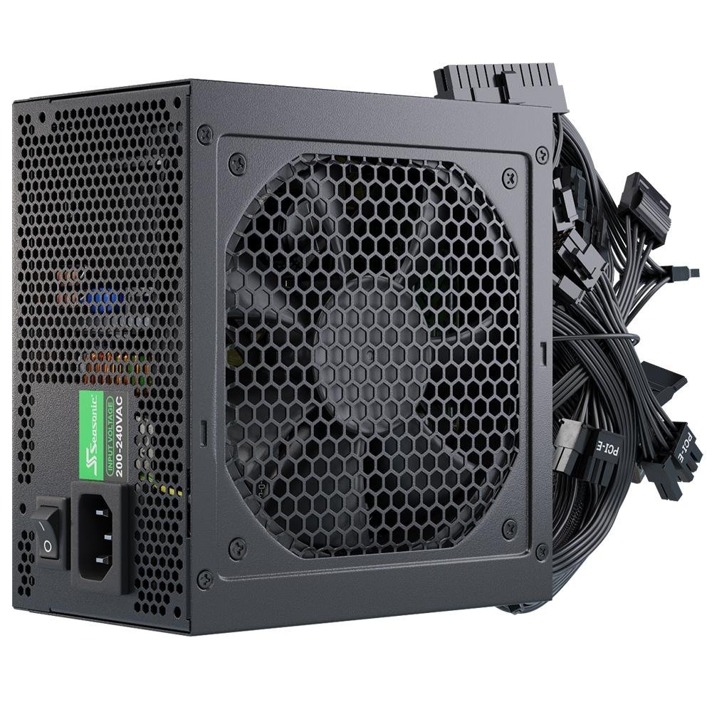 Imagem 2 de 6 do produto Fonte Seasonic, 600W, 80 Plus White, 220V - A12 SSR-600RA
