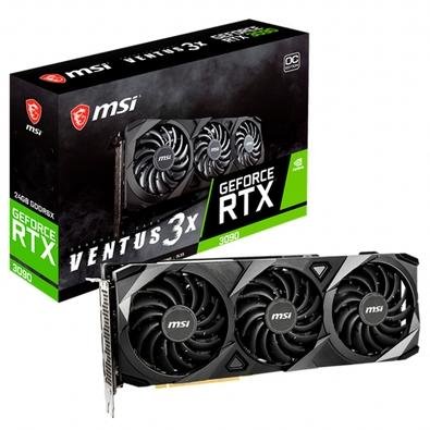 Placa de Vídeo RTX 3090 Ventus 3X 24G OC MSI NVIDIA Geforce, 24GB GDDR6X,  Ray Tracing, DLSS | KaBuM!