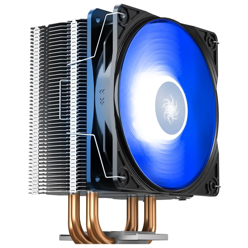 Air Cooler DeepCool Gammaxx 400 V2, LED Azul, 120mm, Branco - DP-MCH4-GMX400V2-BL Air Cooler DeepCool Gammaxx 400 V2, LED Azul, 120mm, Branco - DP-MCH4-GMX400V2-BL