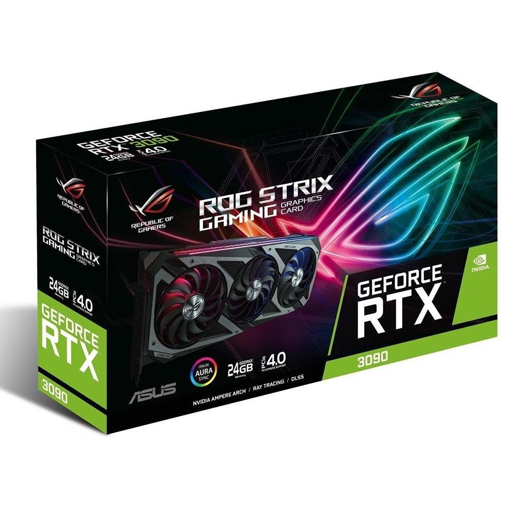 Placa de Vídeo Asus NVIDIA RTX 3090 24GB | KaBuM!