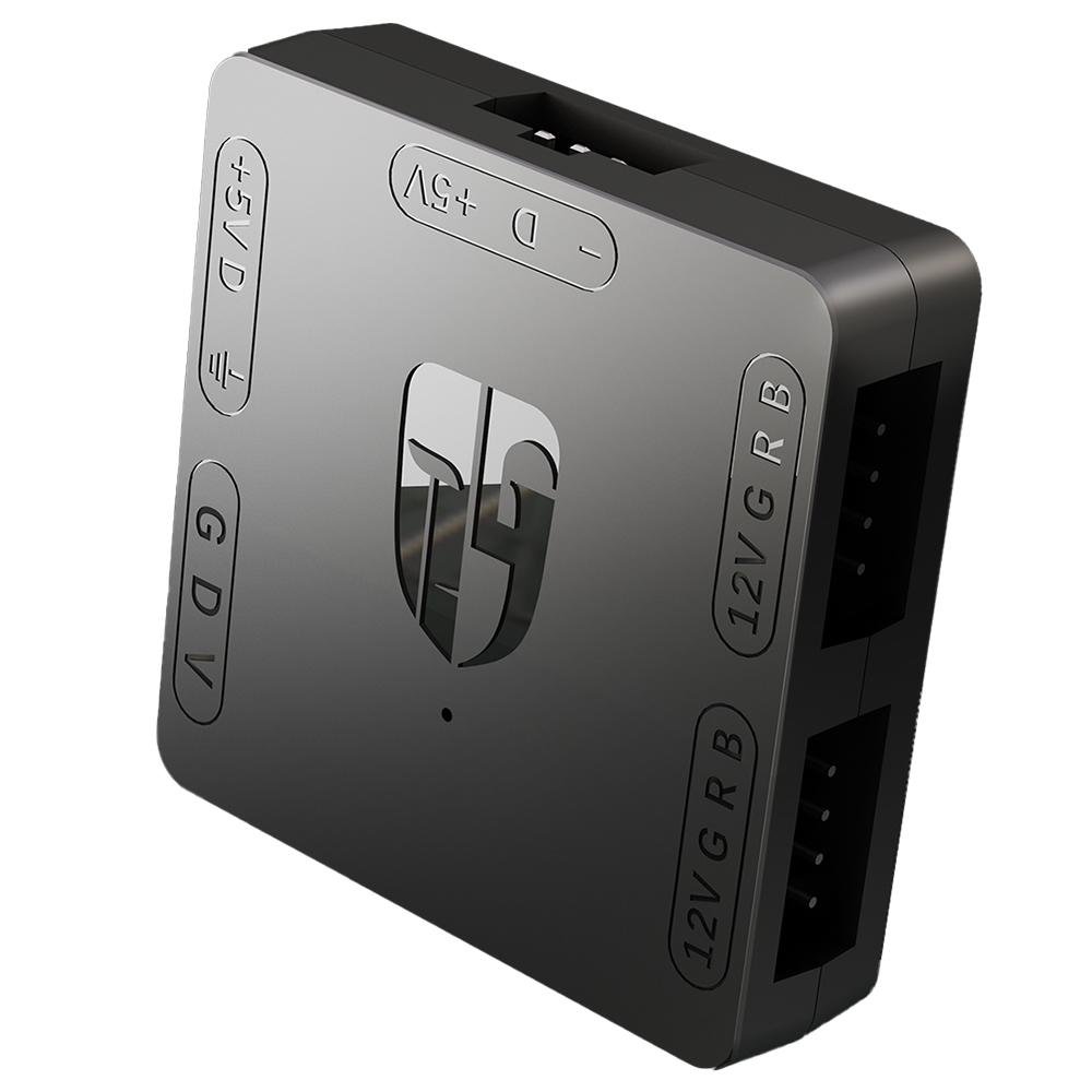Imagem 2 de 4 do produto Conversor RGB Deepcool 5V para 12 V - DP-FRGB-CHUB5 - 12V