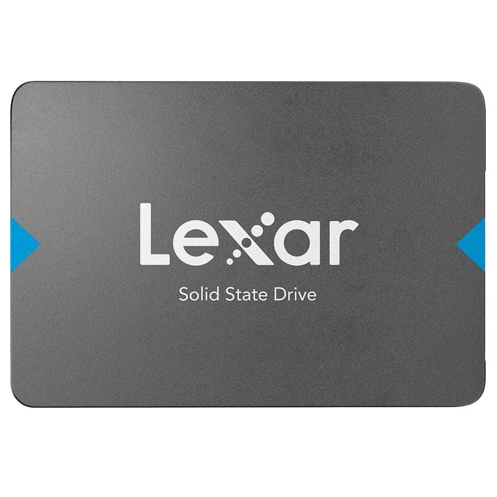 "SSD Lexar NQ100, SATA, 240GB, 2.5"", Leitura: 550MB/s, Gravação: 445MB/s, Cinza - LNQ100X240G-RNNNG"
