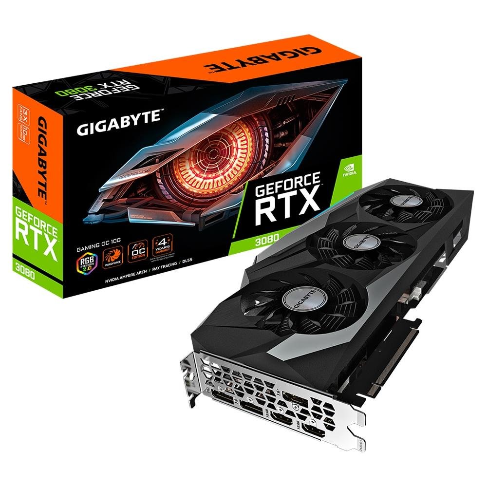 グラフィックボード・グラボ・ビデオカード NVIDIA GeForce RTX 3080 10GB FE placa-de-video-gigabyte-nvidia