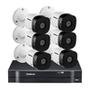 Kit 6 Câmeras de Segurança Intelbras HD 720p +  DVR Intelbras 08 Canais HD 1080 - 1010B+1108