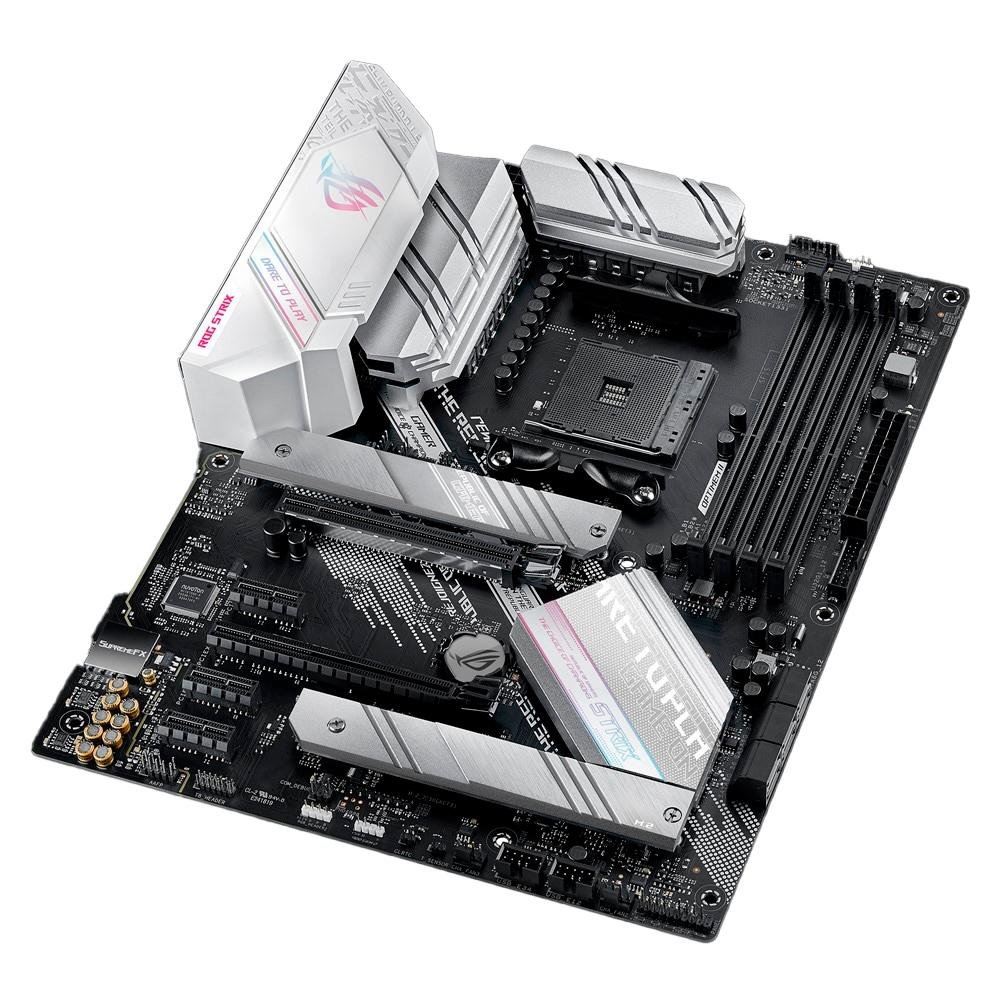 Placa-Mãe ASUS ROG Strix B550-A Gaming, AMD B550, ATX, DDR4, Preto e Cinza - 90MB15J0-M0EAY0