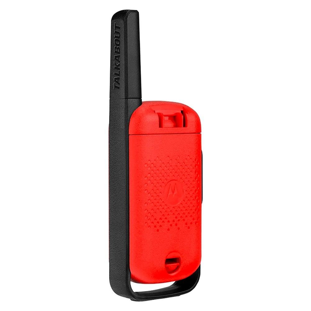 Rádio Comunicador Motorola Talkabout T110BR, 26 Canais, 25KM, Vermelho - ( Balão.info - foto 4