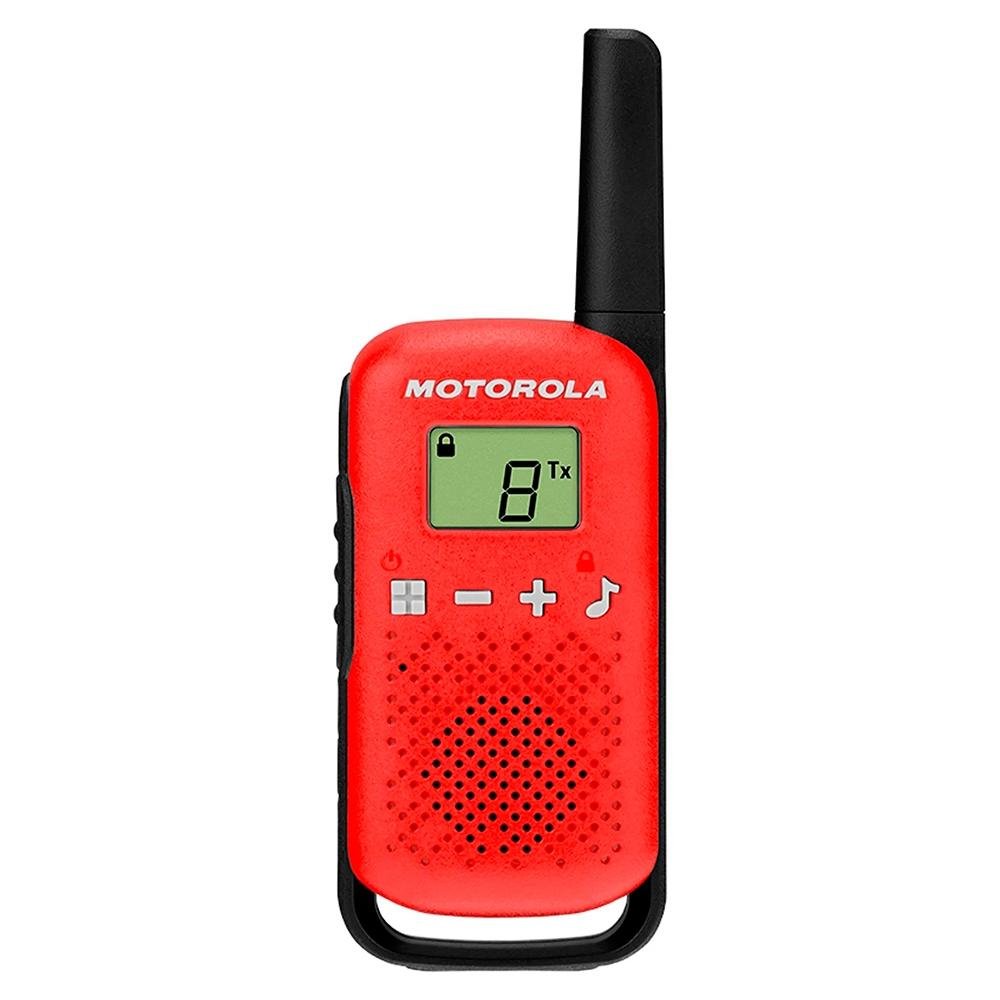 Rádio Comunicador Motorola Talkabout T110BR, 26 Canais, 25KM, Vermelho - ( Balão.info - foto 2