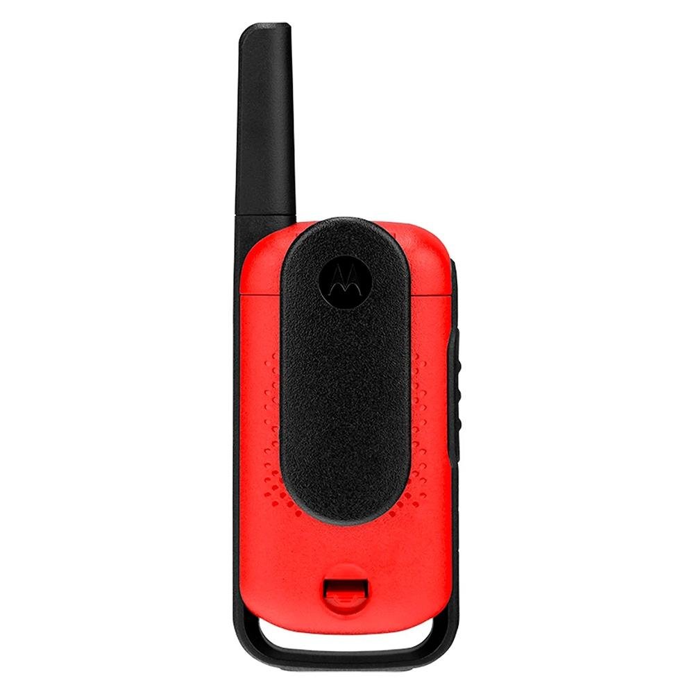 Rádio Comunicador Motorola Talkabout T110BR, 26 Canais, 25KM, Vermelho - ( Balão.info - foto 9