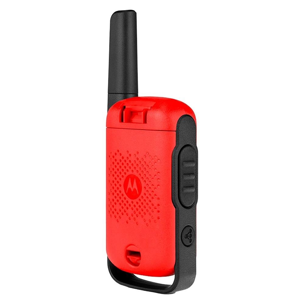 Rádio Comunicador Motorola Talkabout T110BR, 26 Canais, 25KM, Vermelho - ( Balão.info - foto 5