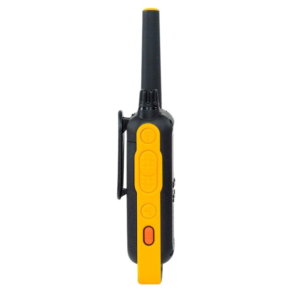Imagem 4 de 7 do produto Rádio Comunicador Motorola Talkabout  T470BR, 26 canais, 35KM, Lanterna, IPX4, Preto/Amarelo - 71670