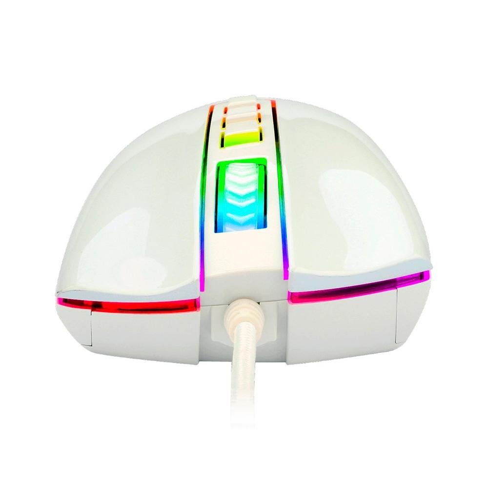 Mouse Gamer Redragon Cobra, Chroma RGB, 10000DPI, 7 Botões, Lunar White - M711W Mouse Gamer Redragon Cobra, Chroma RGB, 10000DPI, 7 Botões, Lunar White - M711W