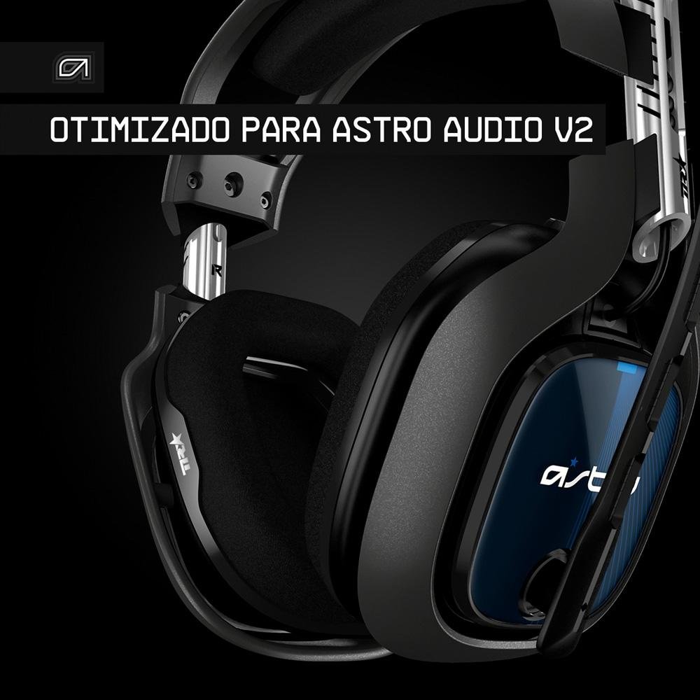 Imagem 7 de 7 do produto Headset ASTRO Gaming A40 TR para PS5, PS4, Xbox Series, Xbox One, PC e Mac - Preto/Azul - 939-001788