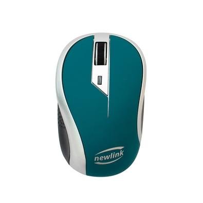 Mouse Sem Fio Newlink Wave, Azul - MO113