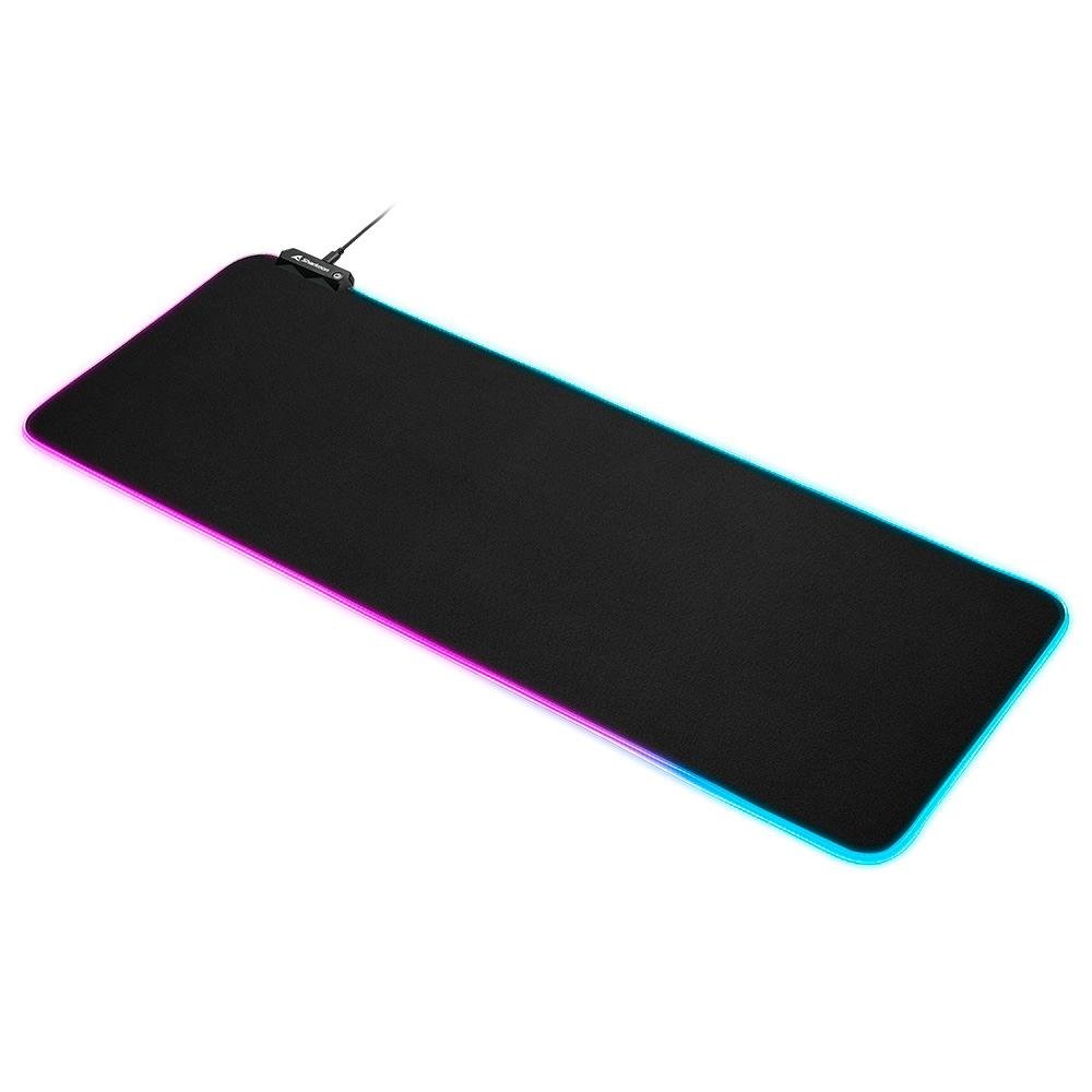 Imagem 6 de 8 do produto Mousepad Gamer Sharkoon 1337 Gaming Mat V2 800, RGB, Speed, Estendido (800x300mm)