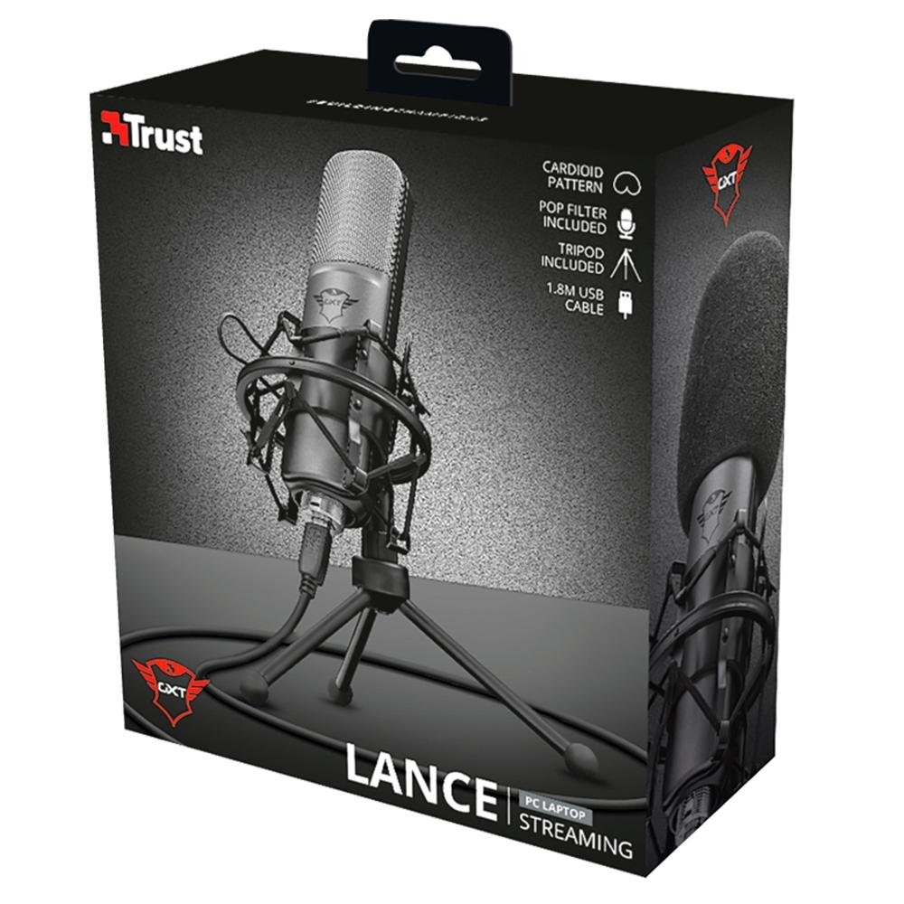 Microfone Gamer GXTrust GXT 242 Lance Streaming, Podcast, USB - 22614 - view 6