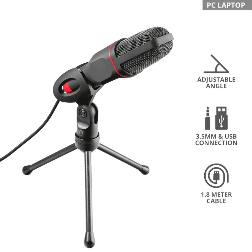 Microfone Gamer GXTrust GXT 212 Mico Podcast, USB/P2 - 23791 - view 7