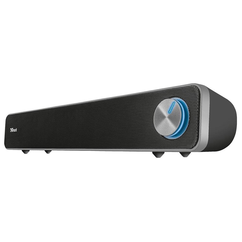 Soundbar Trust Arys, Iluminação LED, Design Compacto, 12W, 3.5mm, USB, Preto - 22946 - view 4