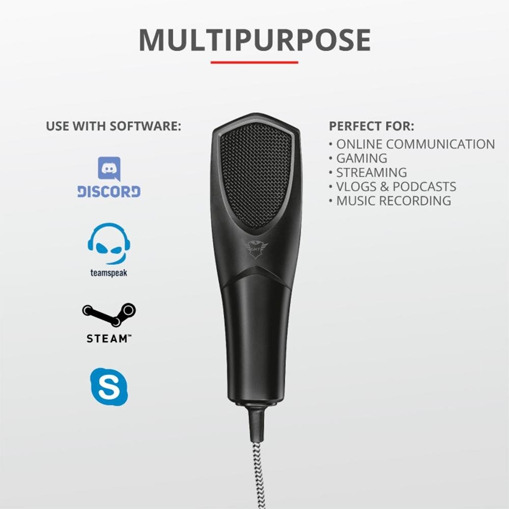 Microfone Gamer GXTrust SGXT 232 Mantis Streaming Podcast, USB - 22656 - view 9
