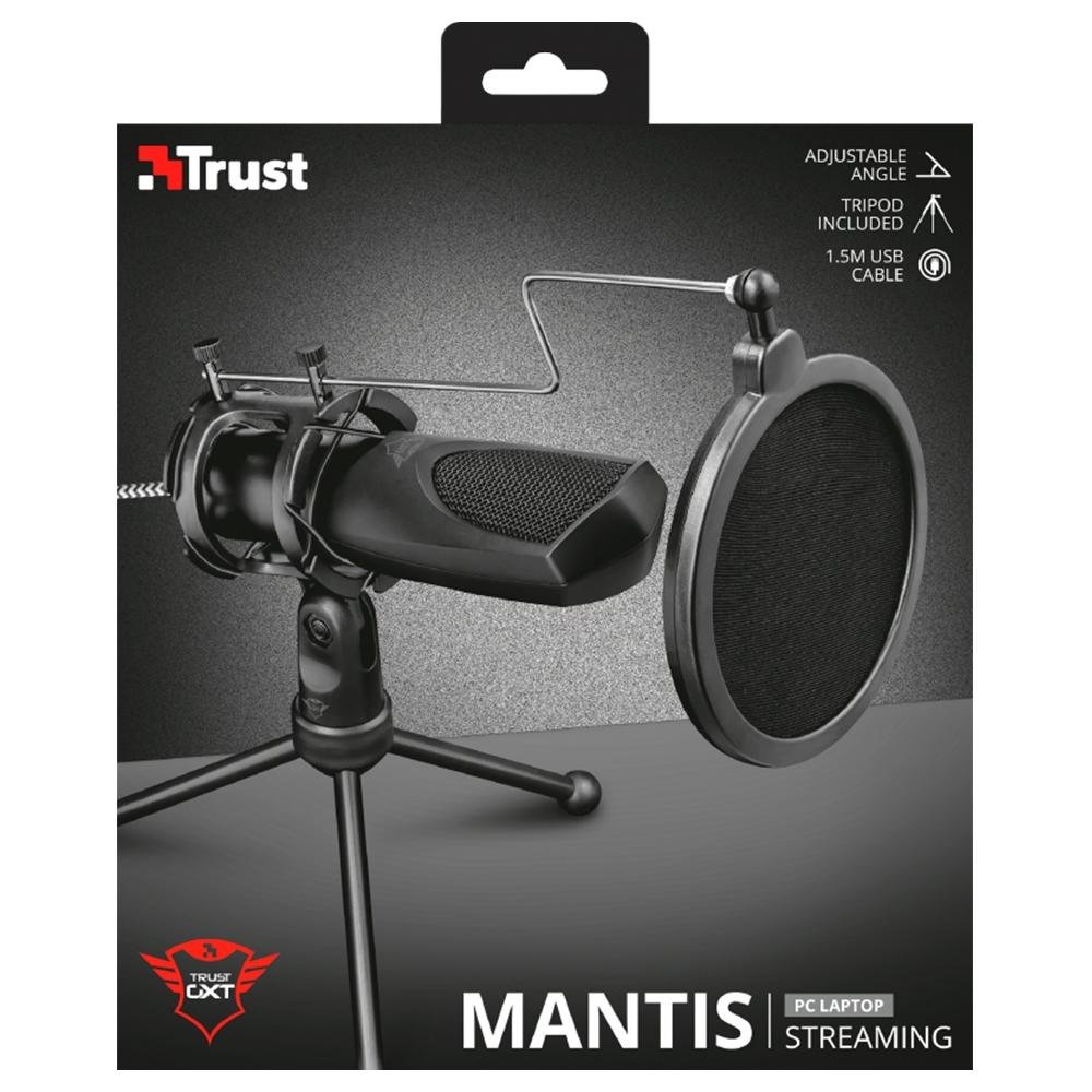 Microfone Gamer GXTrust SGXT 232 Mantis Streaming Podcast, USB - 22656 - view 10