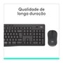 Teclado e Mouse sem fio Logitech MK295 com Digitação e Clique Silencioso, Conexão USB, Pilhas Inclusas e Layout ABNT2 - 920-009793