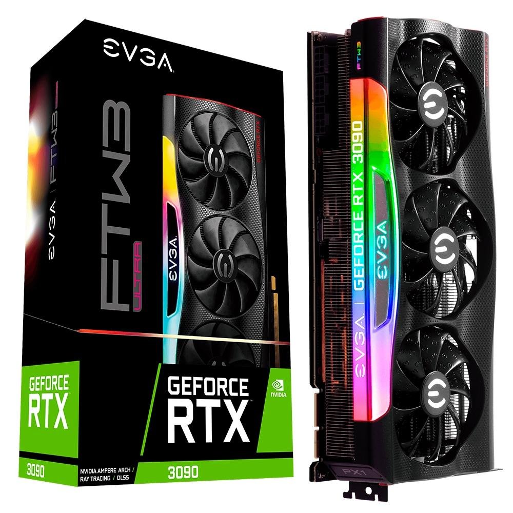 Placa de vídeo EVGA GeForce RTX 3090 | KaBuM!