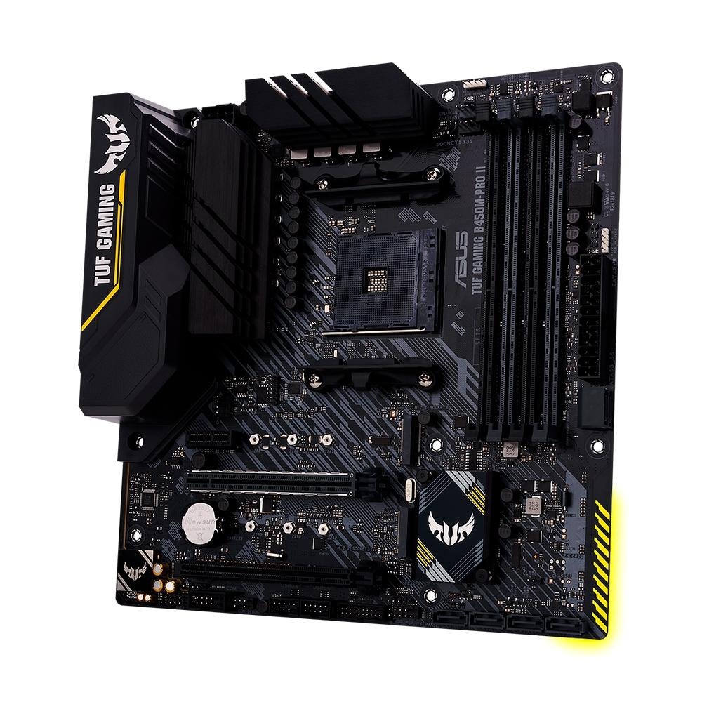 Imagem 4 de 10 do produto Placa-Mãe ASUS TUF Gaming B450M-Pro II, AMD AM4, mATX, DDR4, Preto - 90MB1610-M0EAY0