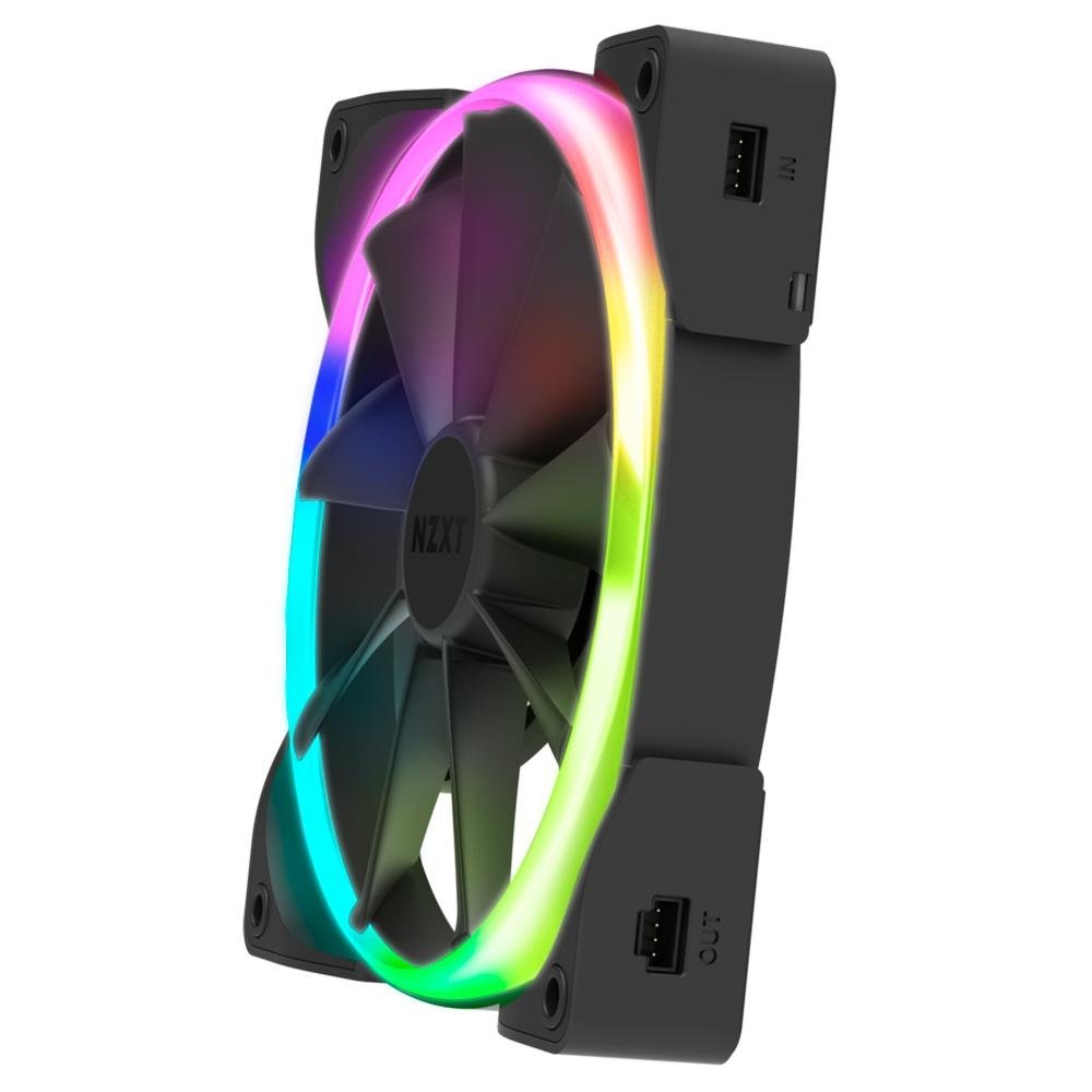 Cooler FAN NZXT Aer RGB 2 120mm | KaBuM!