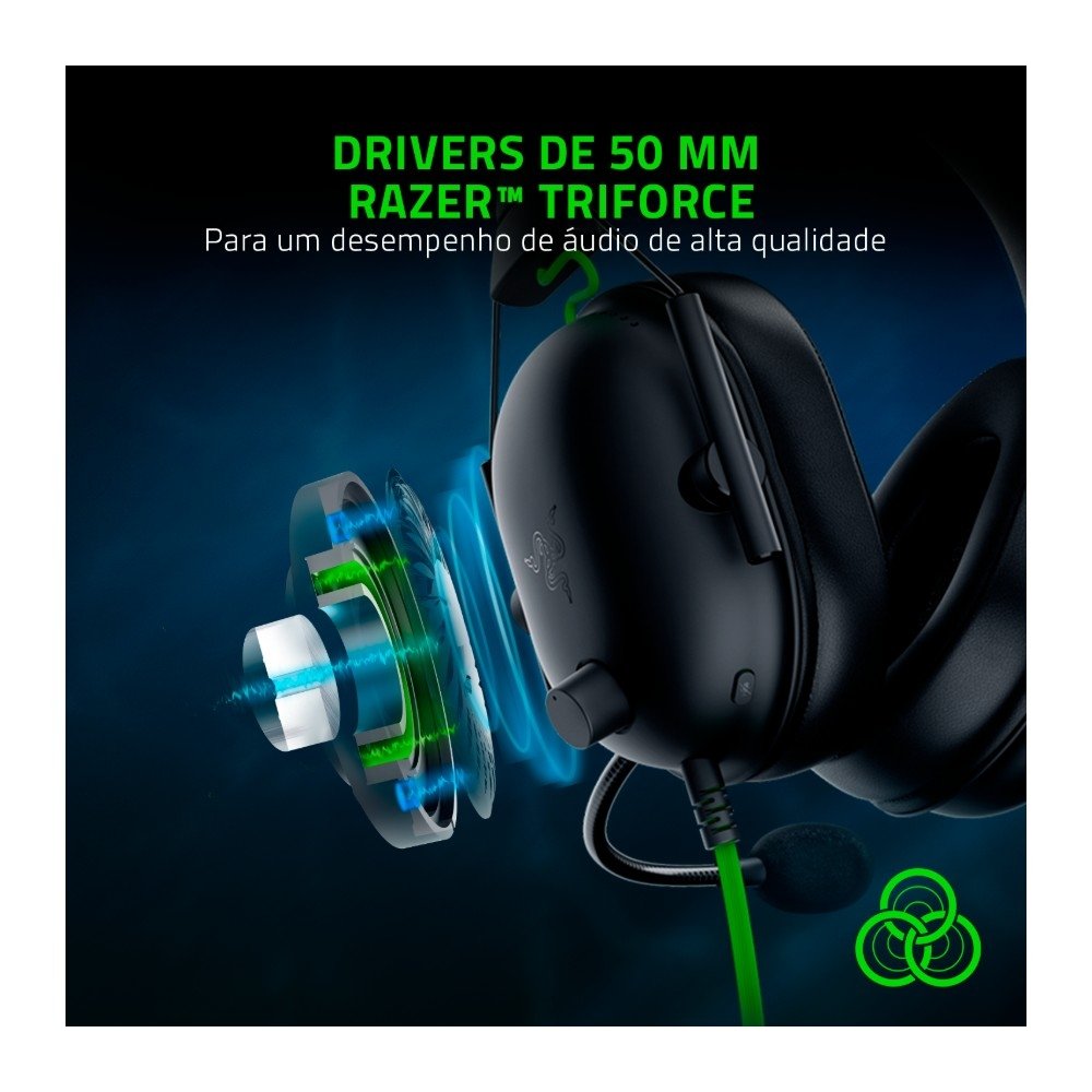 Headset Gamer ( Balão.info) V2 X, Drivers 50mm, Microfone Cardioide, Surround 7.1, 3.5 mm, Preto - RZ04-( Balão.info - foto 2