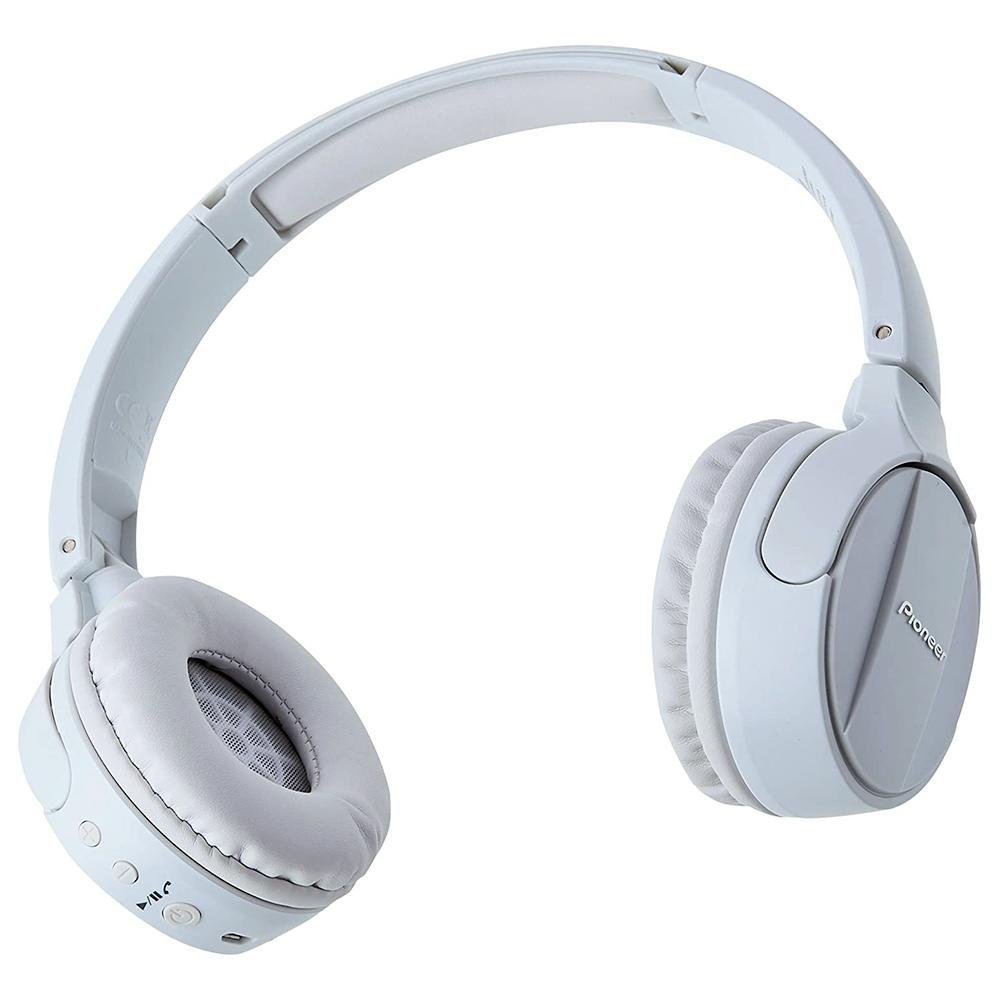 Fone de Ouvido Bluetooth Pioneer OverEar, USB, Branco SEMJ553BTW KaBuM! Fone de Ouvido Bluetooth Pioneer OverEar, USB, Branco SEMJ553BTW KaBuM!