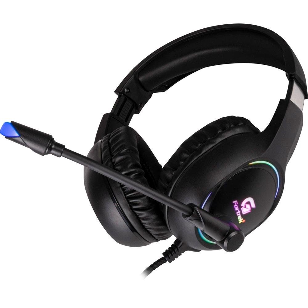 Imagem 2 de 5 do produto Headset Gamer Fortrek Holt, RGB, Drives 50mm - 70552