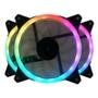 Kit com 3 Ventoinhas Redragon, 120mm, RGB, Preto - GC-F011 3