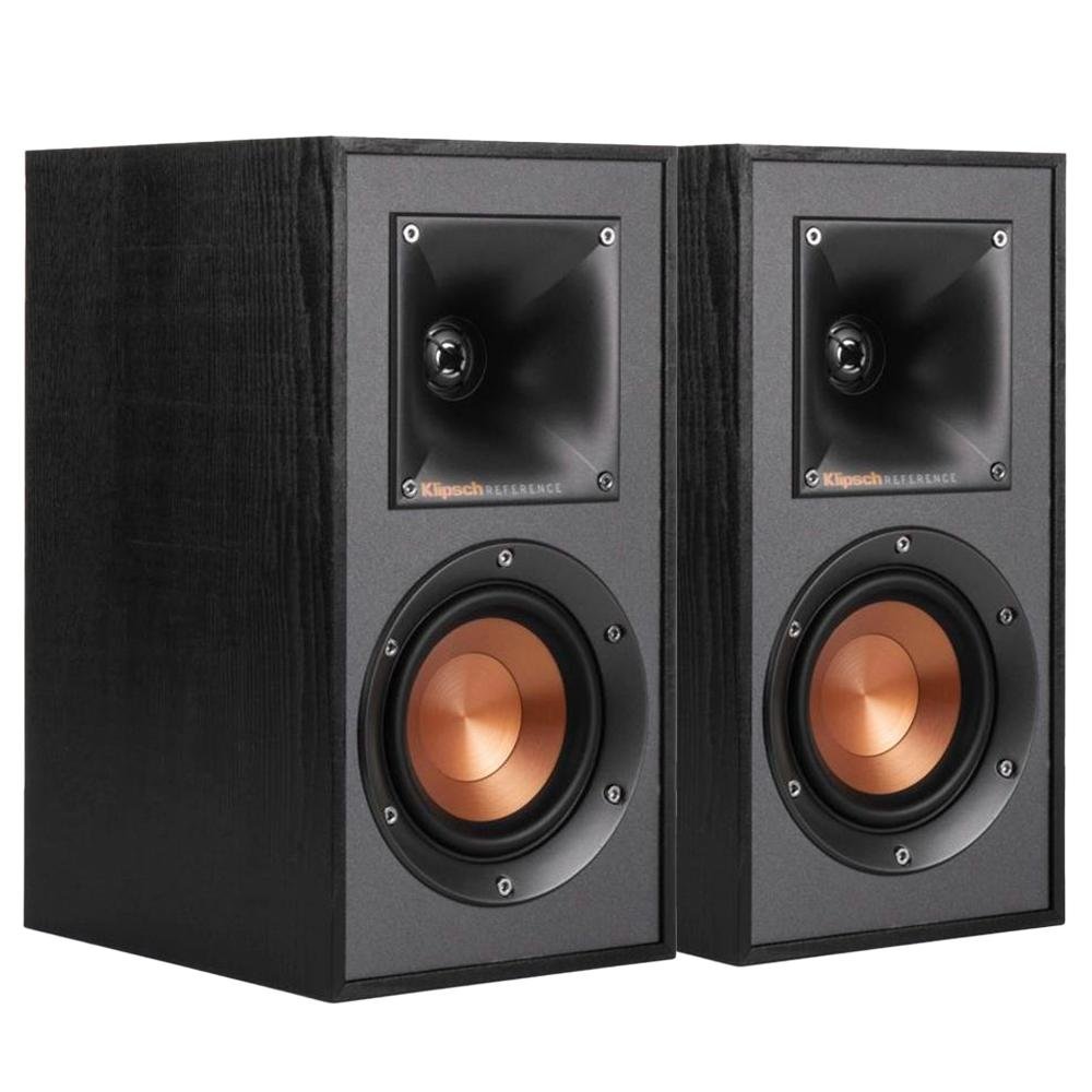 Caixa de Som Klipsch Bookshelf, 200W RMS - R-41M EBONY | KaBuM!