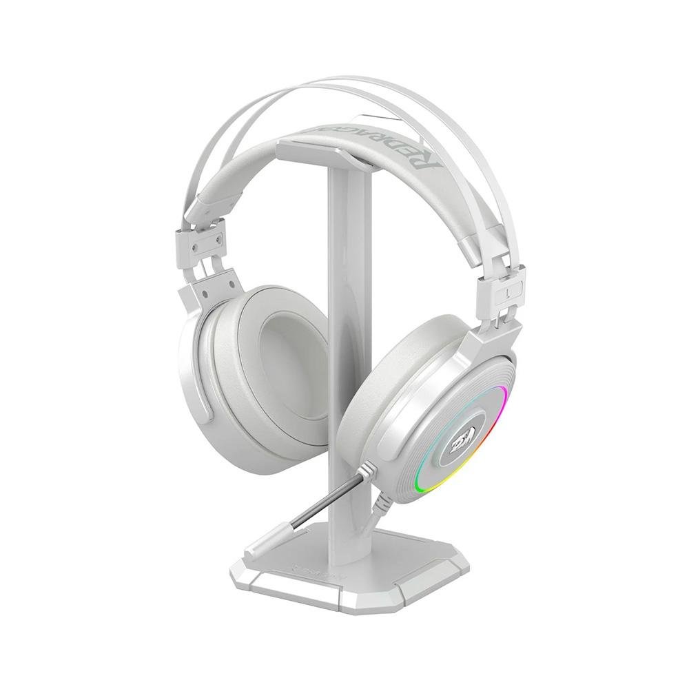 Headset Gamer Redragon Lamia 2, RGB, Som Surround 7.1, Drivers 40mm, USB, Com Suporte, Branco - H320W-RGB