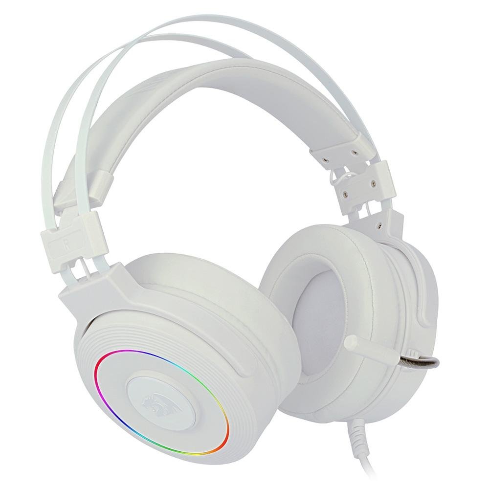 Headset Gamer ( Balão.info) Lamia 2, RGB, Som Surround 7.1, Drivers 40mm, USB, Com Suporte, Branco - H320W-RGB - foto 3