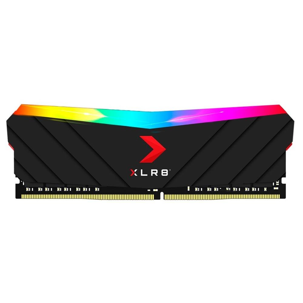 Memória PNY XLR8, RGB, 16GB (2x8GB), 3200MHz, DDR4, CL16