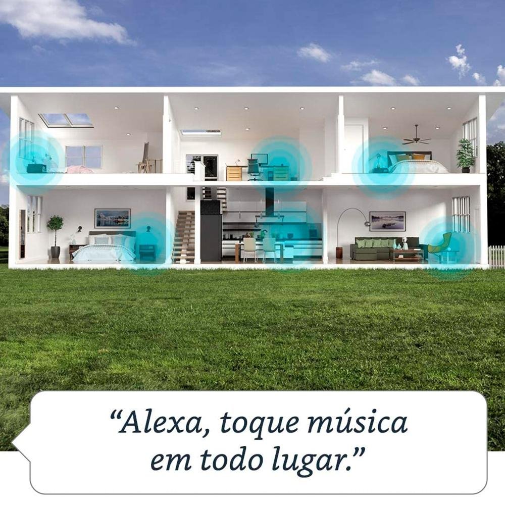 Imagem 12 de 13 do produto Echo Dot (4ª Geração) com Relógio e Alexa, Amazon Smart Speaker Branco - B084J4WP6J