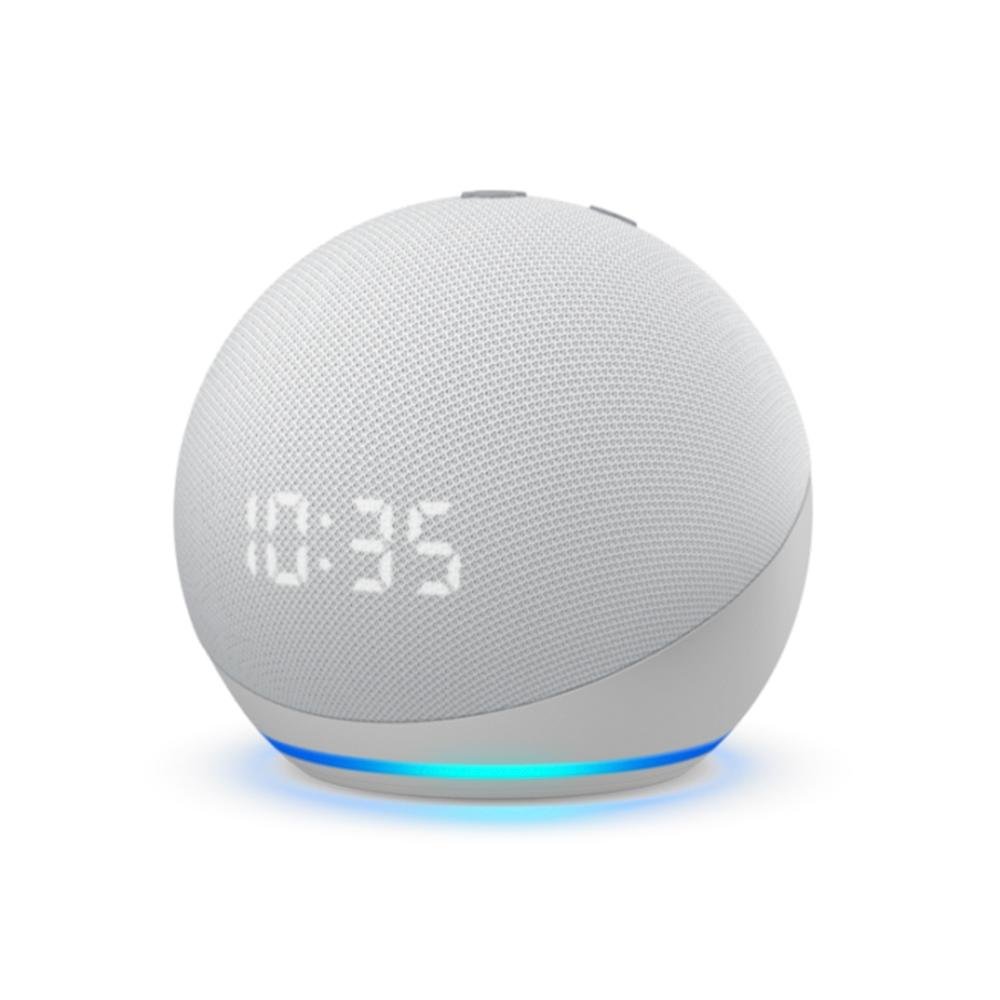 Echo Dot (4ª Geração) com Relógio e Alexa, Amazon Smart Speaker Branco - B084J4WP6J Echo Dot (4ª Geração) com Relógio e Alexa, Amazon Smart Speaker Branco - B084J4WP6J