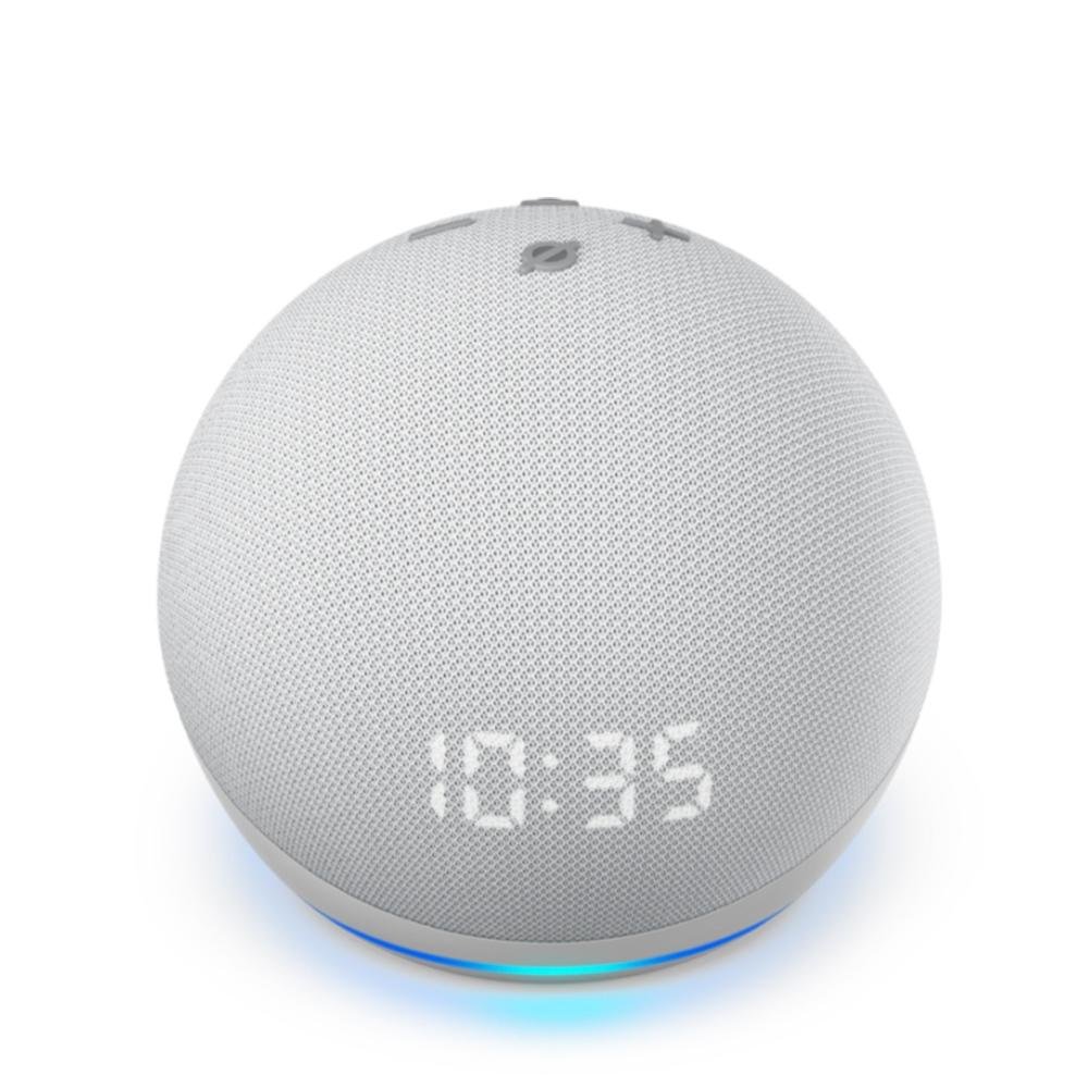 Echo Dot (4ª Geração) com Relógio e Alexa, Amazon Smart Speaker Branco - B084J4WP6J Echo Dot (4ª Geração) com Relógio e Alexa, Amazon Smart Speaker Branco - B084J4WP6J