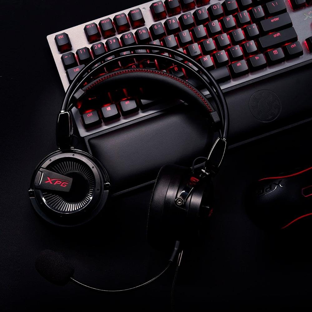 Imagem 6 de 6 do produto Headset Gamer XPG Precog Analog, Drivers Duplos Eletrostáticos/Dinâmicos