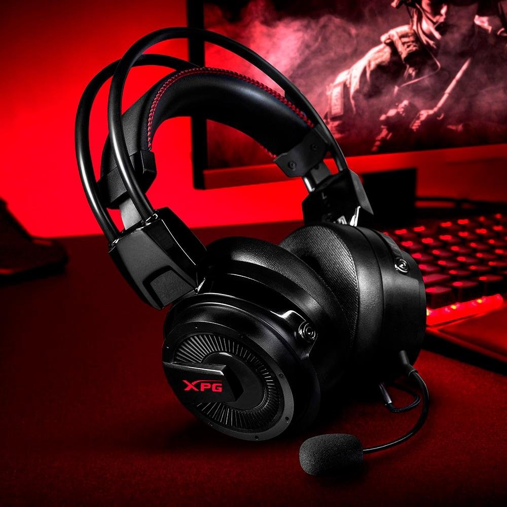 Imagem 5 de 6 do produto Headset Gamer XPG Precog Analog, Drivers Duplos Eletrostáticos/Dinâmicos
