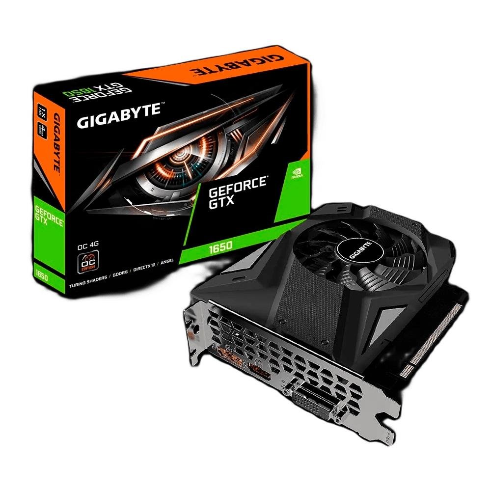 Placa de Vídeo Gigabyte NVIDIA GeForce GTX 1650 D6 OC 4G Placa de Vídeo Gigabyte NVIDIA GeForce GTX 1650 D6 OC 4G
