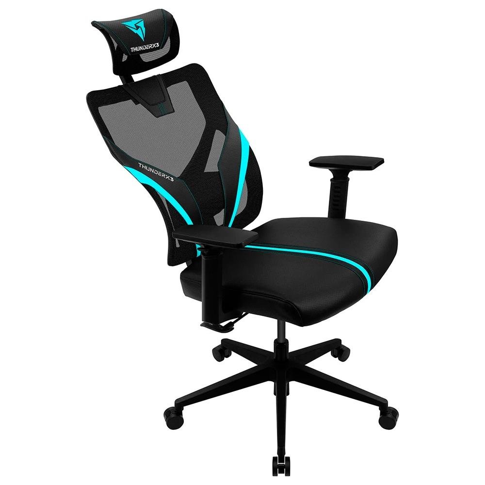 Cadeira ThunderX3 Ergonomic Yama1, Black/Cyan - 69674 - view 9