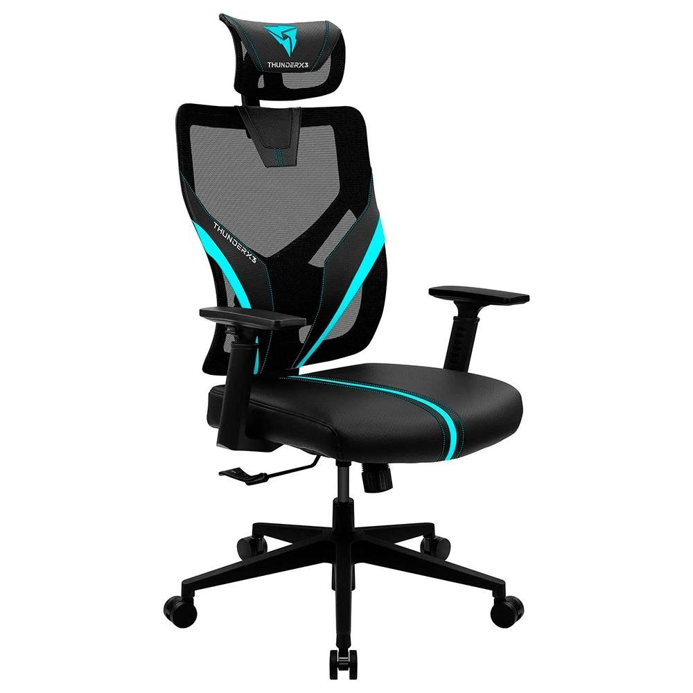 Cadeira ThunderX3 Ergonomic Yama1, Black/Cyan - 69674 - view 10