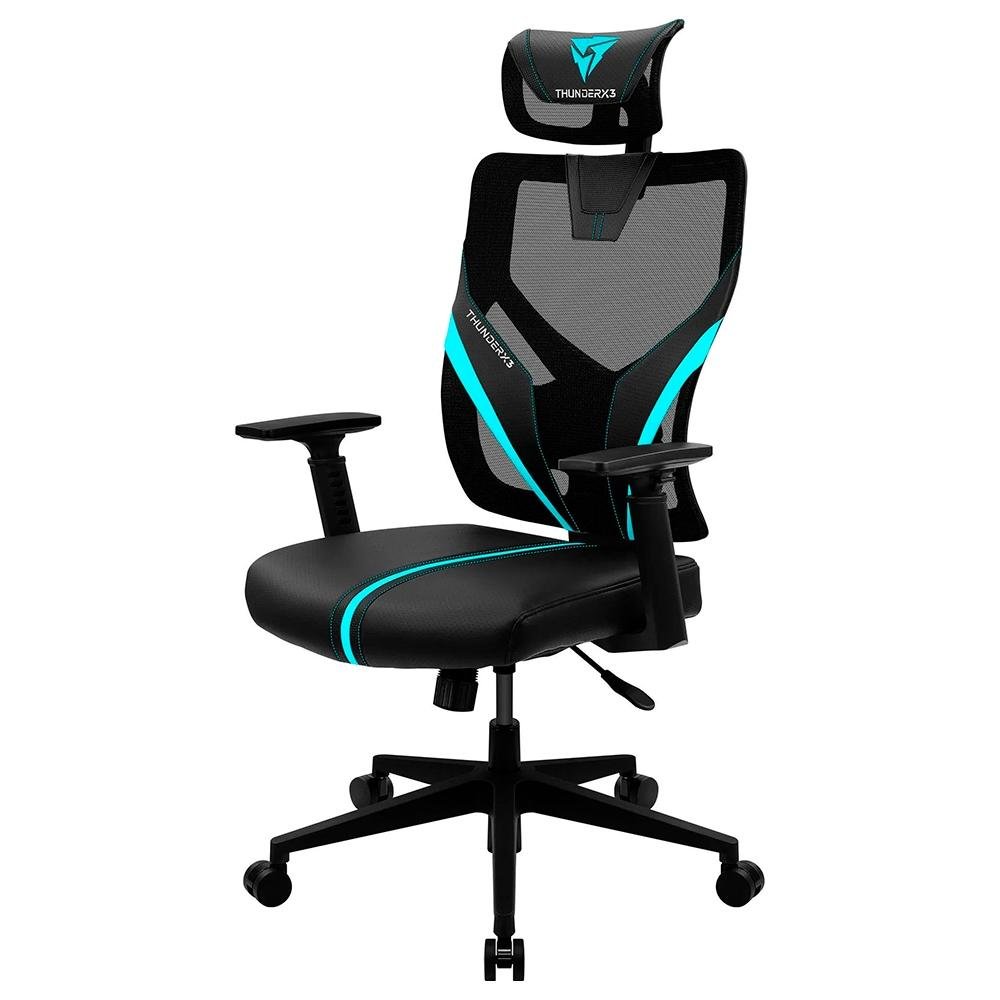 Cadeira ThunderX3 Ergonomic Yama1, Black/Cyan - 69674 - view 8