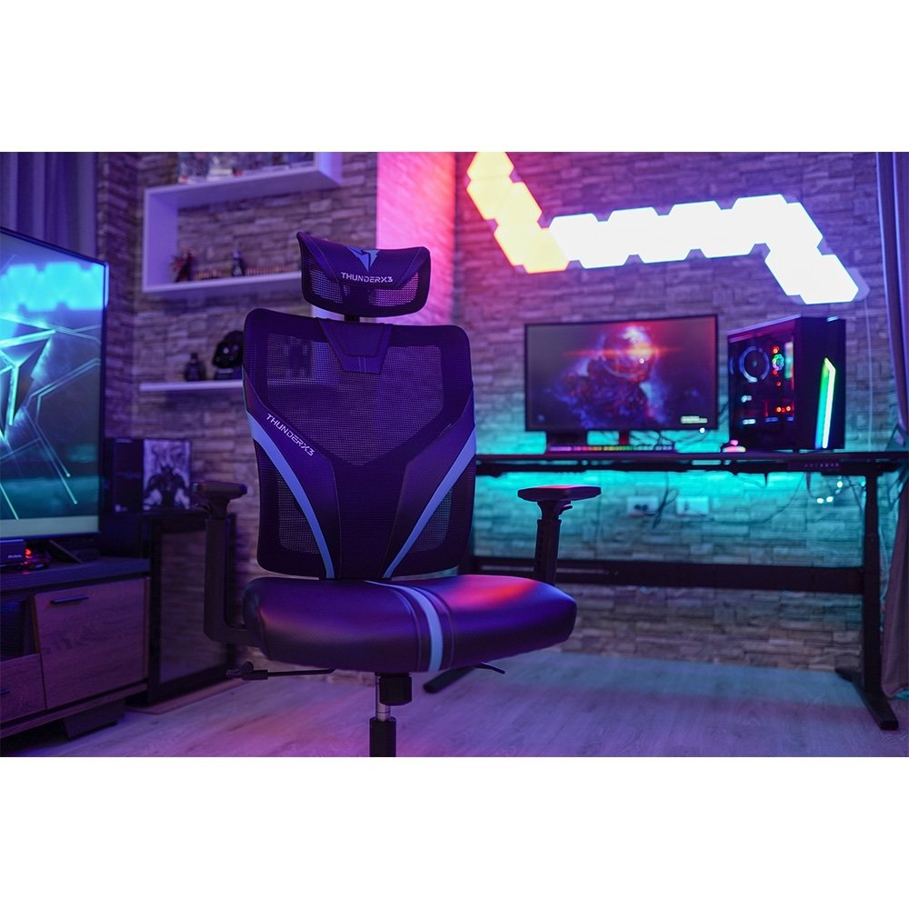 Cadeira ThunderX3 Ergonomic Yama1, Black/Cyan - 69674 - view 2