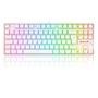 Teclado Mecânico Gamer Redragon Kumara, Anti-Ghosting, RGB, Switch Outemu Blue, ABNT2, Branco - K552W-RGB (PT-BLUE)