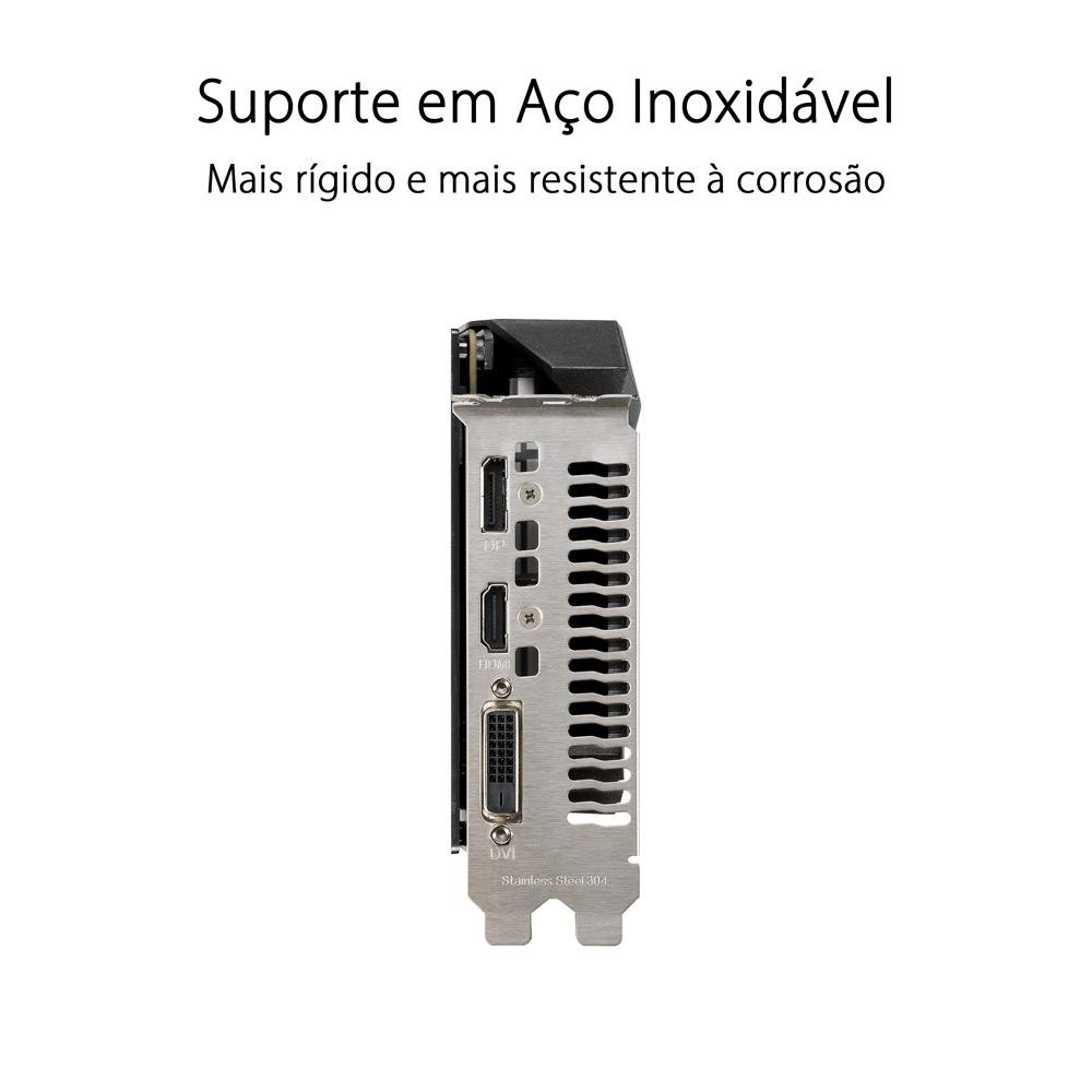 Imagem 9 de 11 do produto Placa de Vídeo GTX 1650 Asus NVIDIA GeForce, 4GB, GDDR6 - TUF-GTX1650-O4GD6-P-GAMING
